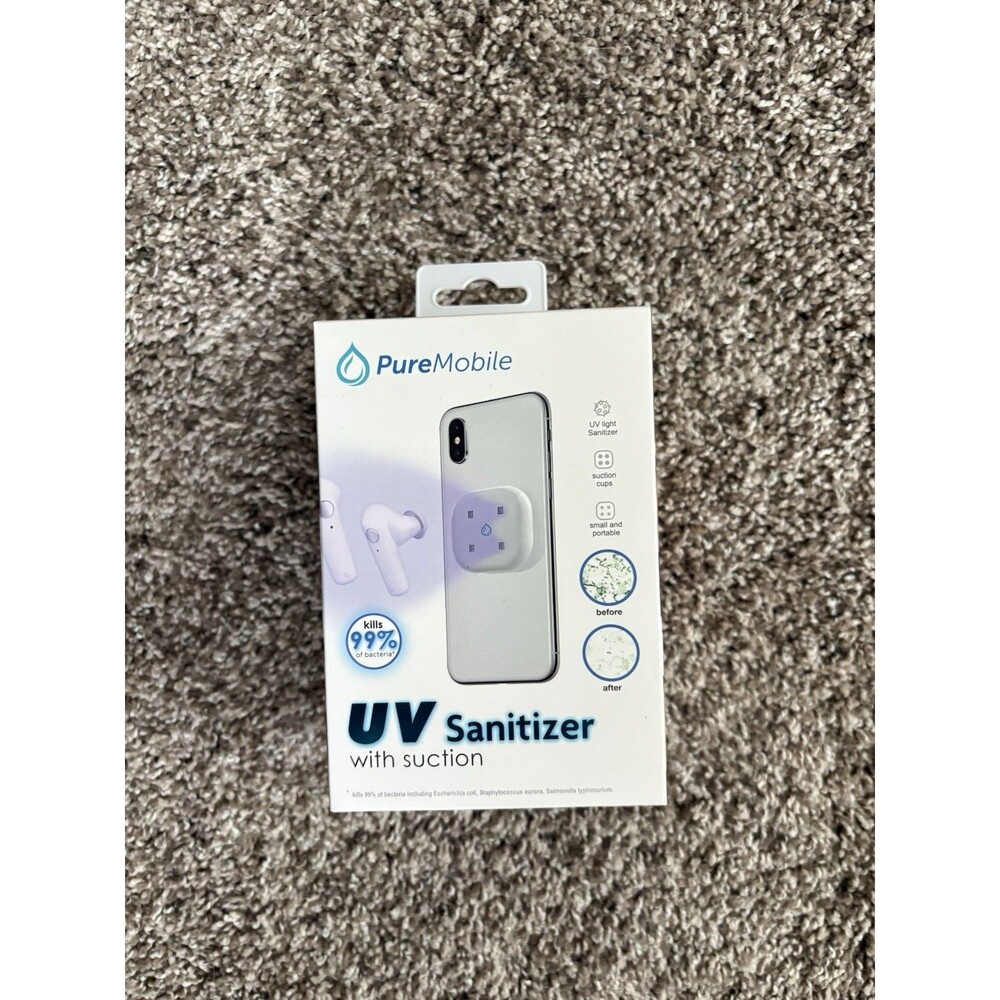 Pure Mobile UV Sterilizer With Suction For Phone Kills 99% of Viruses & Bacteria